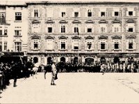 Kavana »Central« 1919. godine. Pročelje palače Živković